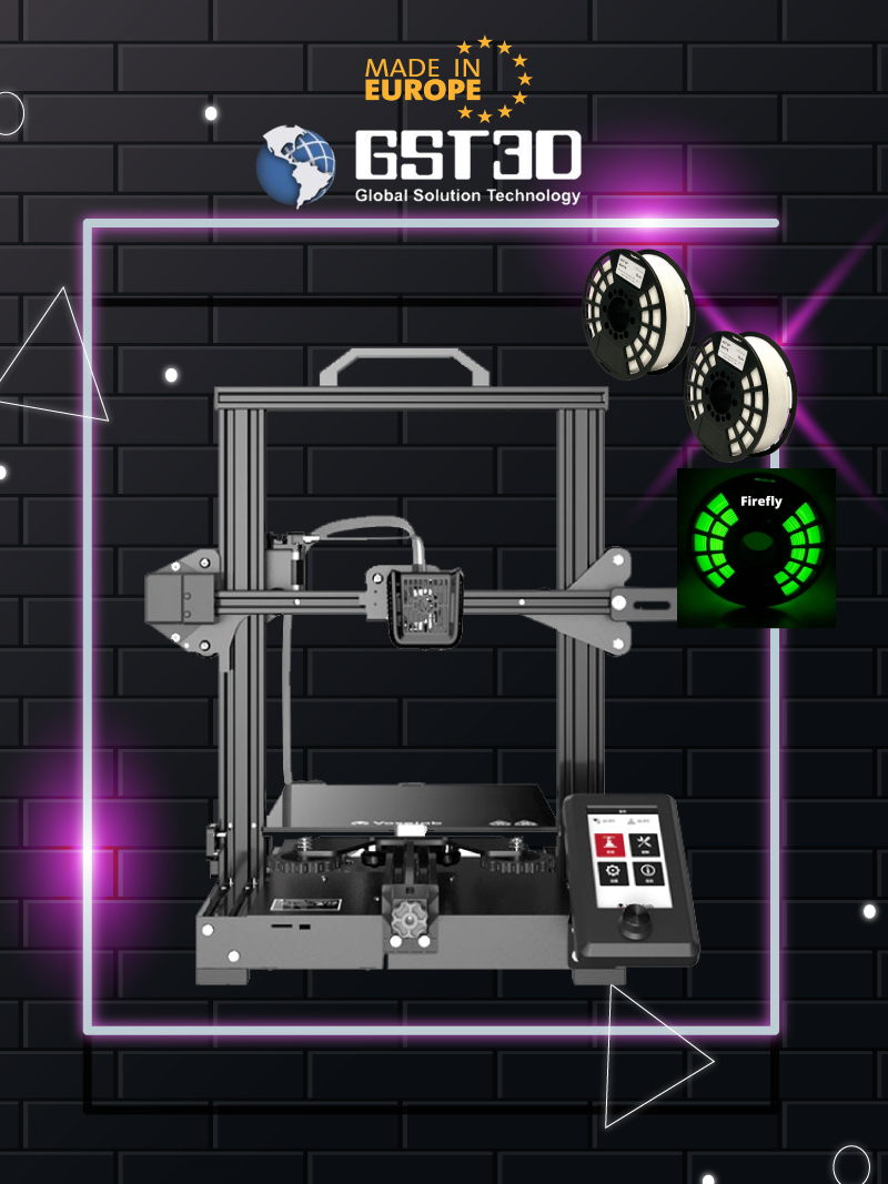 Impresora 3D Voxelab Aquila X2 adicional Pack 3 Filamentos