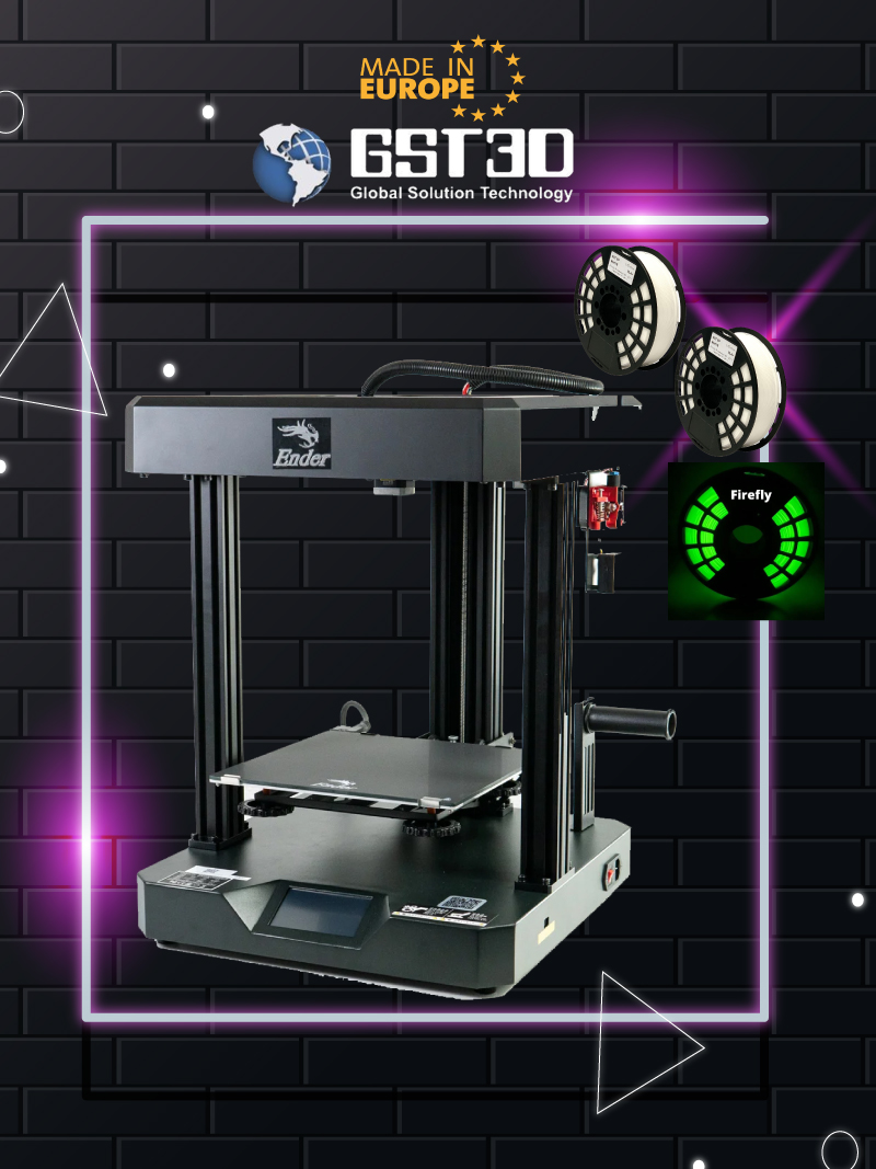 Impresora 3D Ender Creality 7 adicional Pack 3 Filamentos