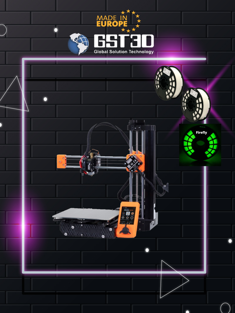 Impresora Mini Prusa adicional Pack 3 Filamentos